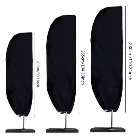 Housse de protection Oxford pour parasol cantilever