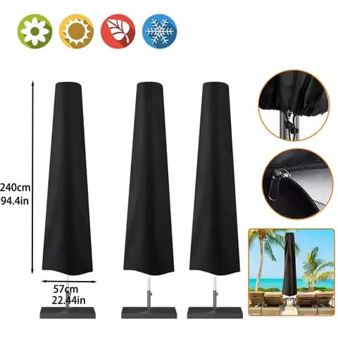 Housse de parasol Oxford 210D – cantilever de jardin
