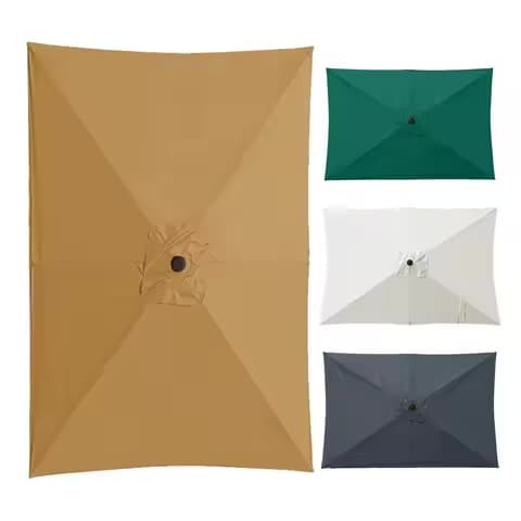 Auvent de remplacement rectangulaire 2 x 3 m – patio et arrière-cour